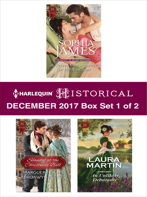 Title details for Harlequin Historical December 2017--Box Set 1 of 2 by Sophia James - Available